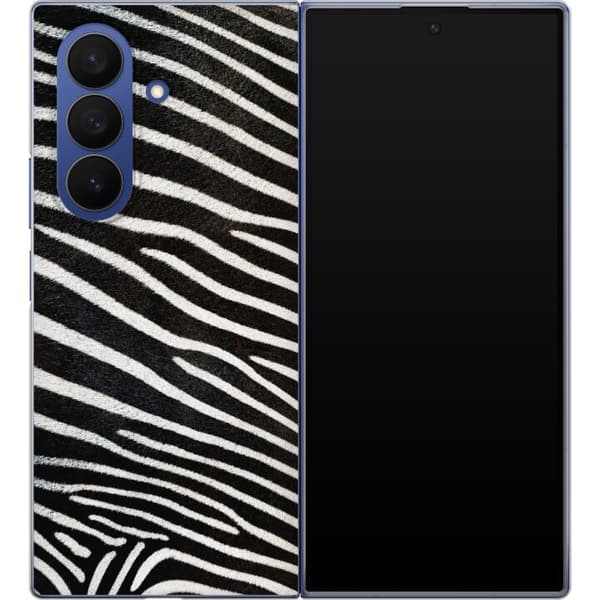 Kompatibel Mobilcover til Samsung Galaxy Z Fold7 Sort-hvid zebra sort