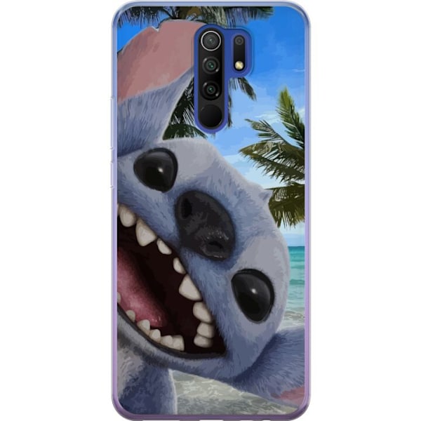 Xiaomi Redmi 9 Genomskinligt Skal Stitch mobilskal med Palmer i söt vänskapsdesign