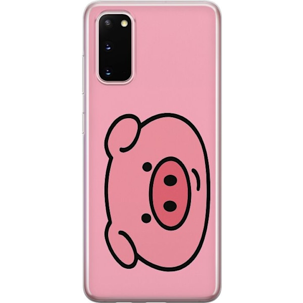 Samsung Galaxy S20 Gennemsigtig cover Kawaii Piggy