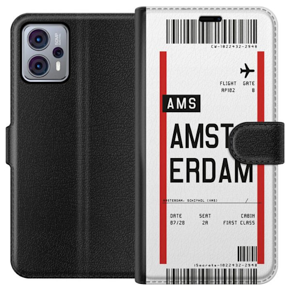 Motorola Moto G23 Tegnebogsetui Amsterdam