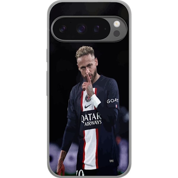 Google Pixel 9 Pro XL Läpinäkyvä kuori Neymar