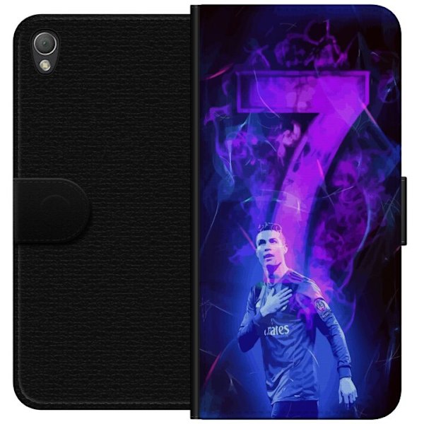 Sony Xperia Z3 Tegnebogsetui Ronaldo 7 - Fodboldlegende i Handling for Fans