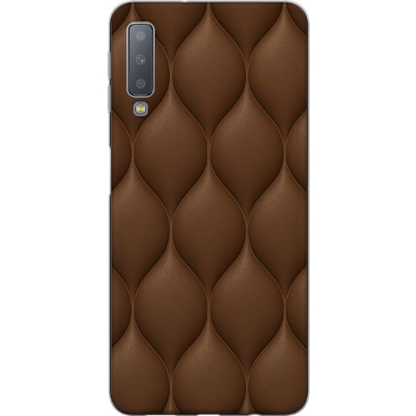 Samsung Galaxy A7 (2018) Genomskinligt Skal Cocoa Scales