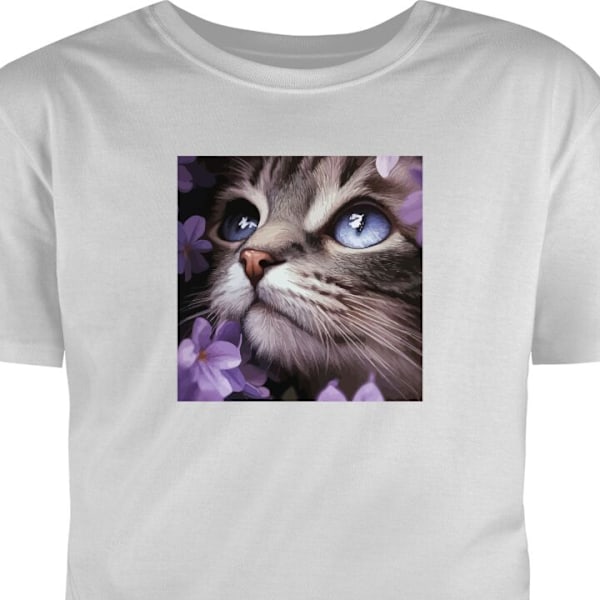 T-shirt til Voksen | Klassisk Voksen T-shirt Katte grå M