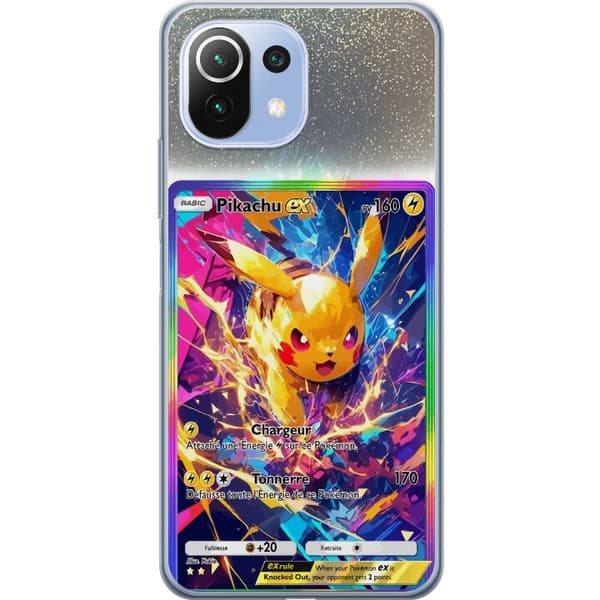 Kompatibelt Mobildeksel til Xiaomi Mi 11 Lite Pikachu gul