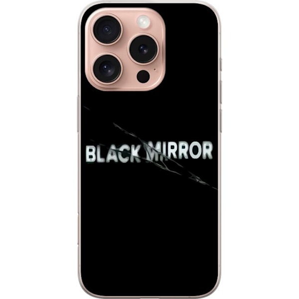 Apple iPhone 16 Pro Gennemsigtig cover Black Mirror