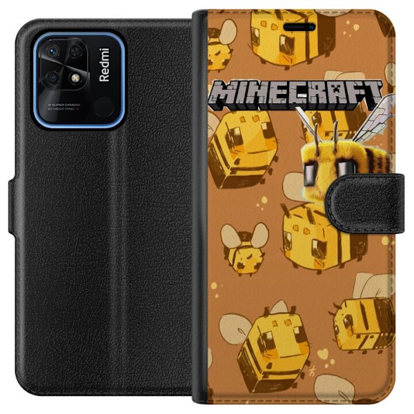 Xiaomi Redmi 10C Lompakkokotelo Minecraft Bi