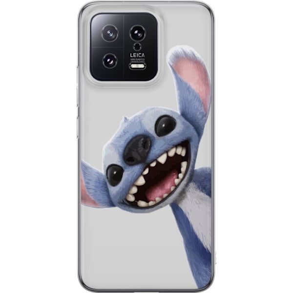 Xiaomi 13 Genomskinligt Skal Stitch i Fart – Kawaii Design för Fans & Barn