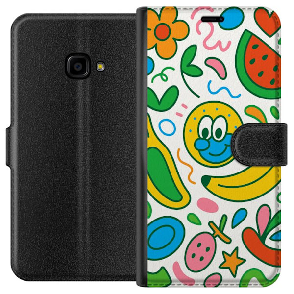 Samsung Galaxy Xcover 4 Tegnebogsetui Sommerfugle Slør