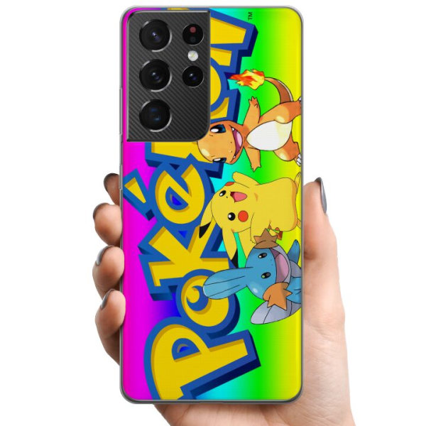 Samsung Galaxy S21 Ultra 5G TPU Matkapuhelimen kuori Pokémon
