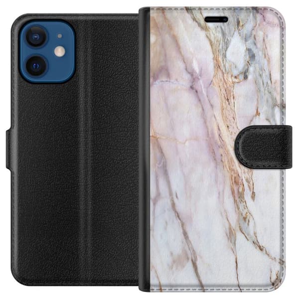 Kompatibelt Plånboksfodral till Apple iPhone 12 Marmor