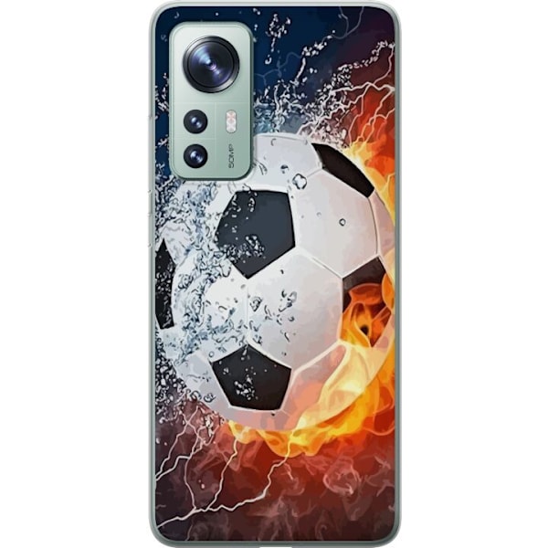 Xiaomi 12 Gjennomsiktig deksel Fotball Eld