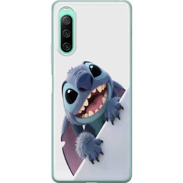 Sony Xperia 10 IV Genomskinligt Skal Happy Stitch – glad fig