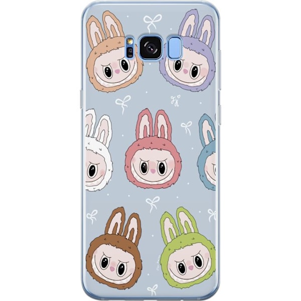Samsung Galaxy S8+ Genomskinligt Skal Labubu Star Pattern –