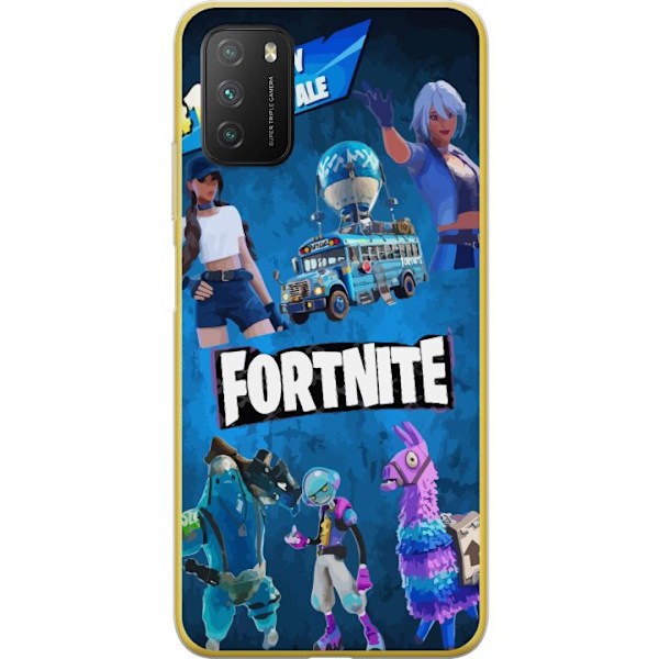 Xiaomi Poco M3  Gennemsigtig cover Fortnite