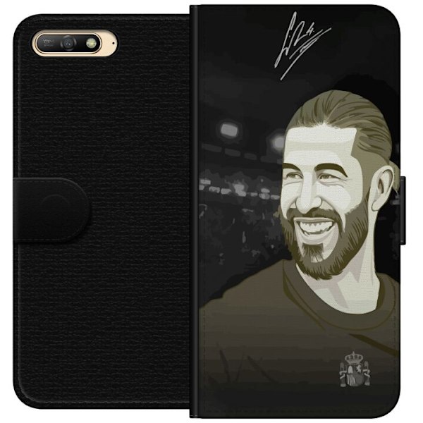 Huawei Y6 (2018) Tegnebogsetui Sergio Ramos