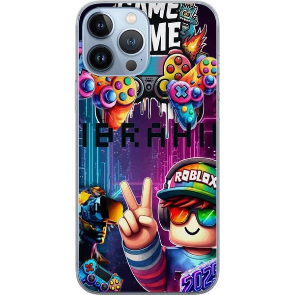Kompatibelt Mobildeksel til Apple iPhone 13 Pro Max Neon gamer-kunst