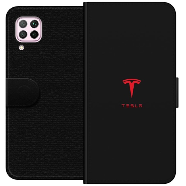 Huawei P40 lite Lompakkokotelo Tesla