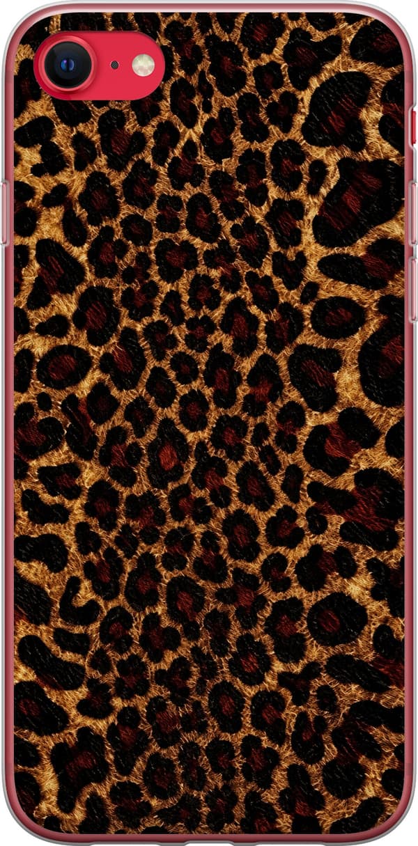 Kompatibelt Mobilskal till Apple iPhone 7 Wild Leopard brun