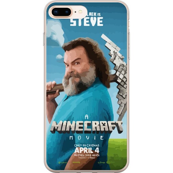 Apple iPhone 7 Plus Läpinäkyvä kuori Minecraft-elokuva
