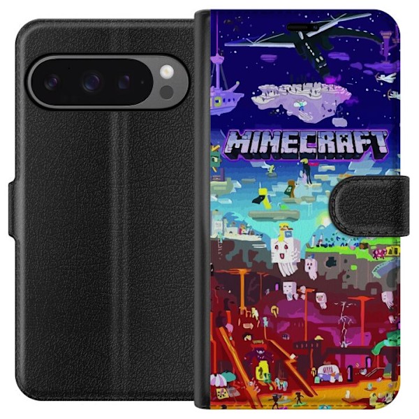 Google Pixel 9 Pro XL Lompakkokotelo Minecraft