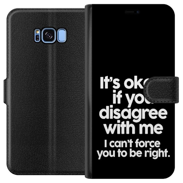 Samsung Galaxy S8 Tegnebogsetui Tekst