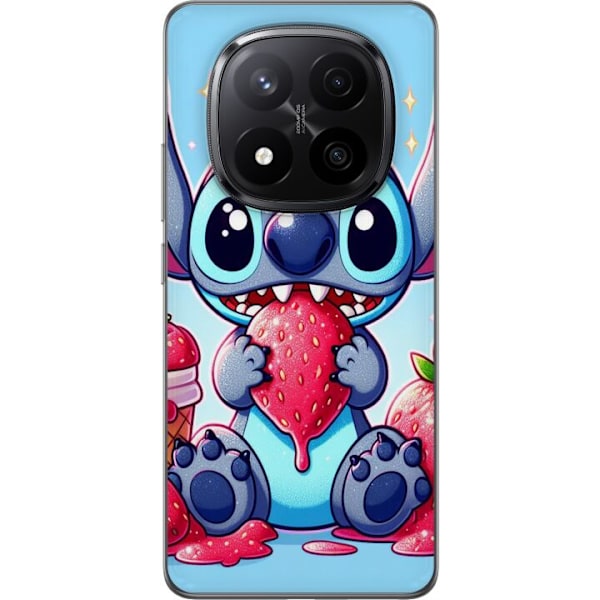 Xiaomi Redmi Note 14 Pro+ Gennemsigtig cover Strawberry Stitch