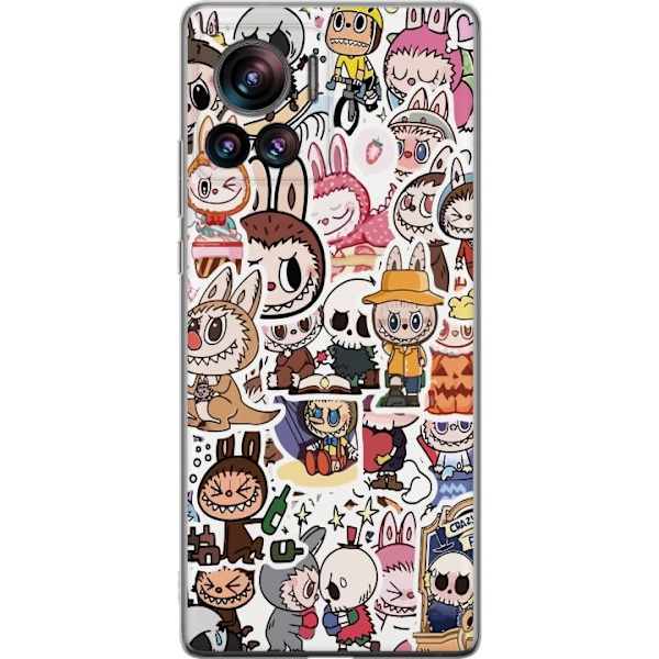 Motorola Edge 30 Ultra Läpinäkyvä kuori Labubu All-Stars – POP MART Erikoispainos