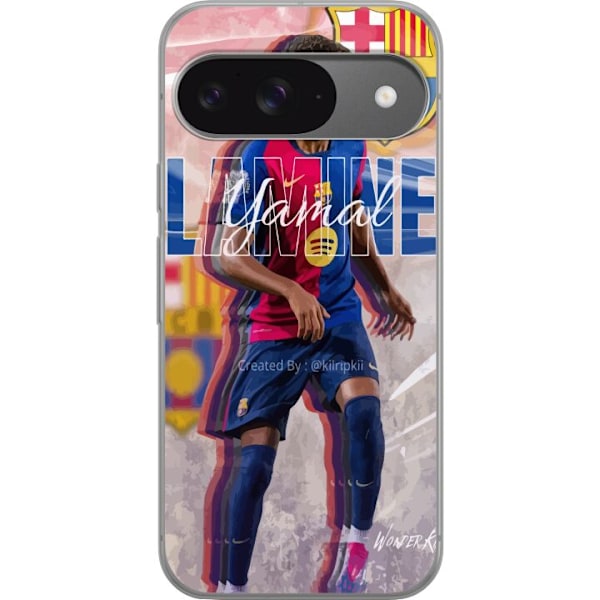 Google Pixel 9 Gennemsigtig cover Lamine Yamal FCB