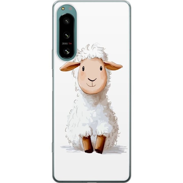 Sony Xperia 5 IV Gennemsigtig cover Sødt Lamm - tegneseriesti