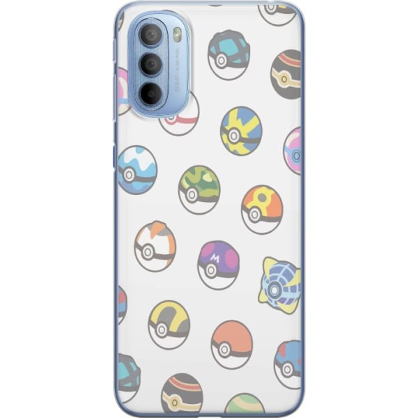 Motorola Moto G31 Gennemsigtig cover Pokemon