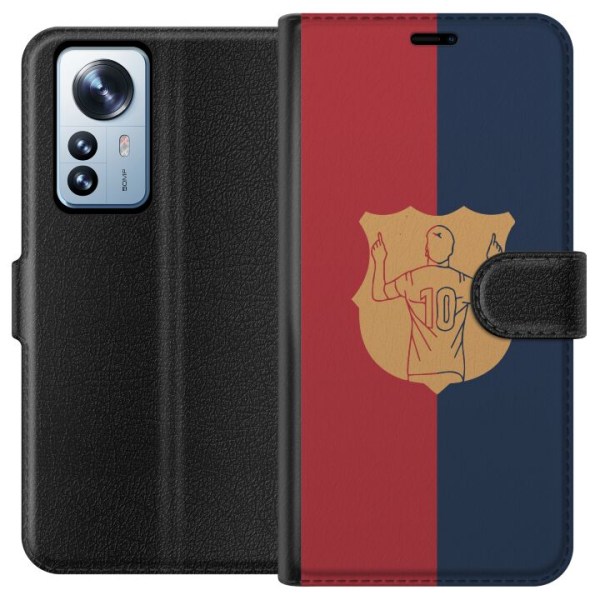 Xiaomi 12 Pro Plånboksfodral FC Barcelona