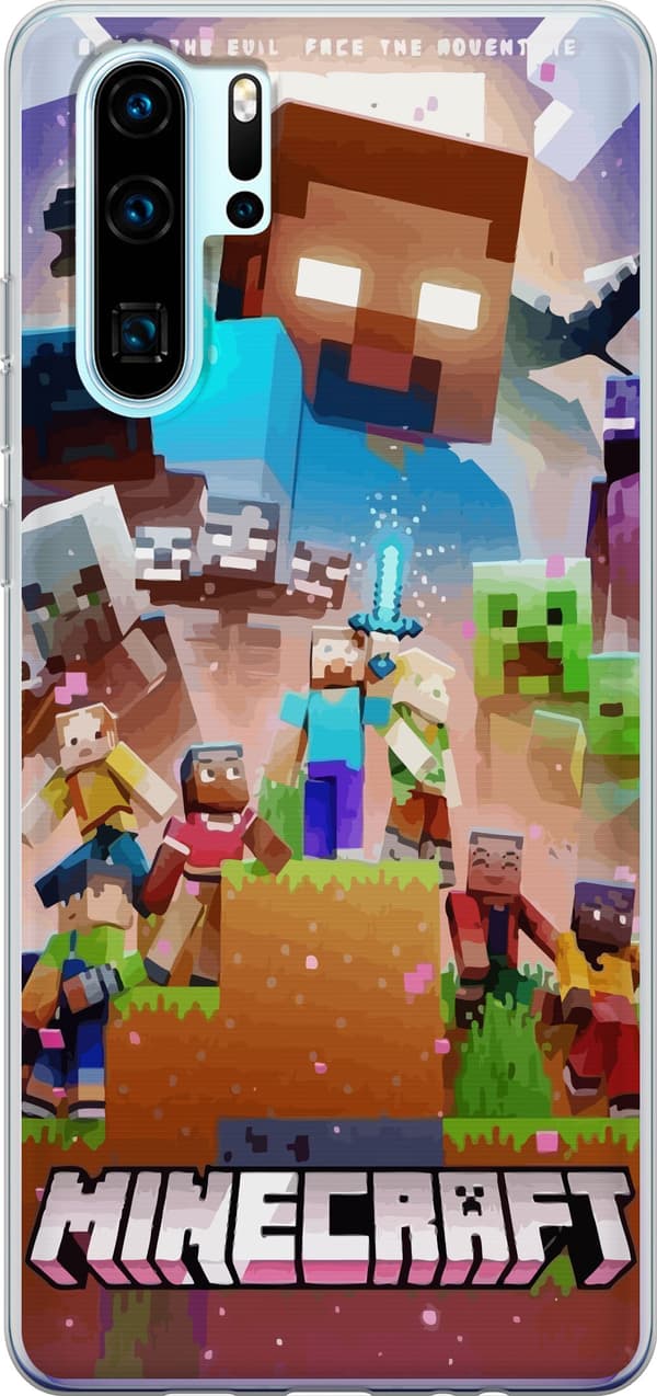 Kompatibelt Mobilskal till Huawei P30 Pro Minecraft
