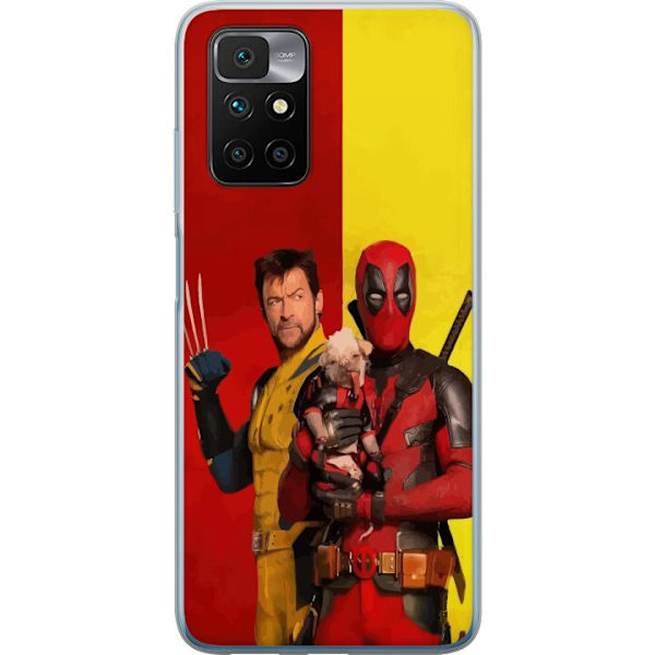 Xiaomi Redmi 10 Gennemsigtig cover Deadpool & Wolverine