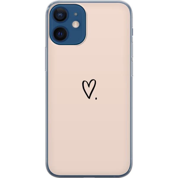 Kompatibelt Mobildeksel til Apple iPhone 12 mini Hjerte