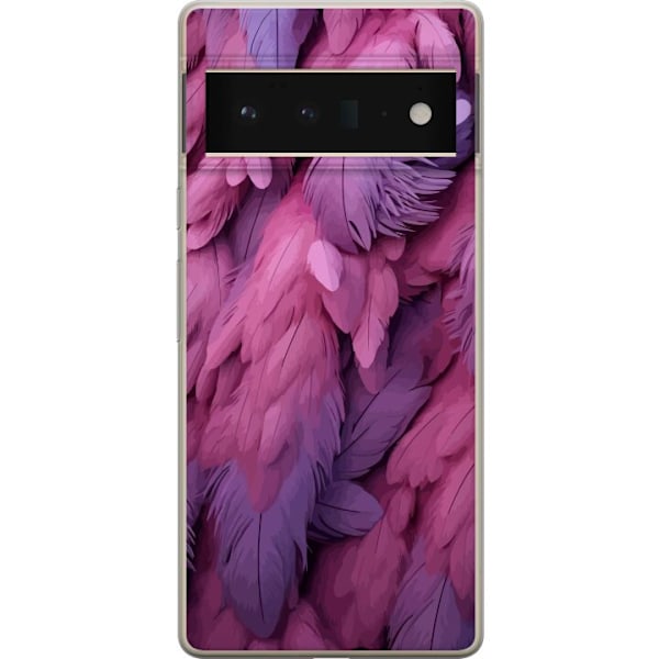 Google Pixel 6 Pro Gennemsigtig cover Fjer