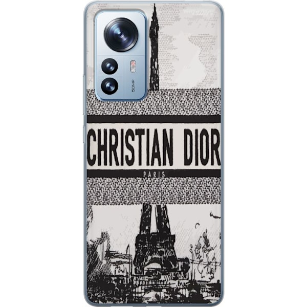 Xiaomi 12 Pro Gjennomsiktig deksel Christian Dior