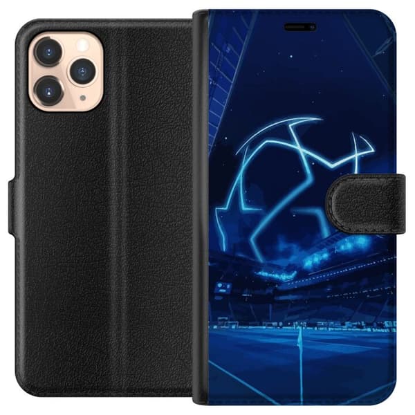 Kompatibelt Plånboksfodral till Apple iPhone 11 Pro Blå Fotboll