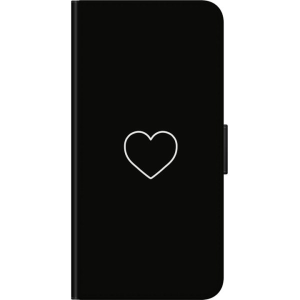 OnePlus 7T Tegnebogsetui Hjerte