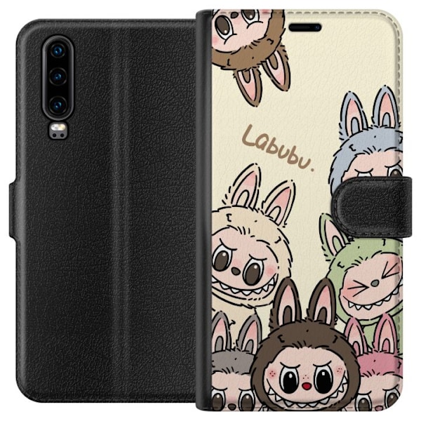 Huawei P30 Plånboksfodral Labubu Pastel Collection