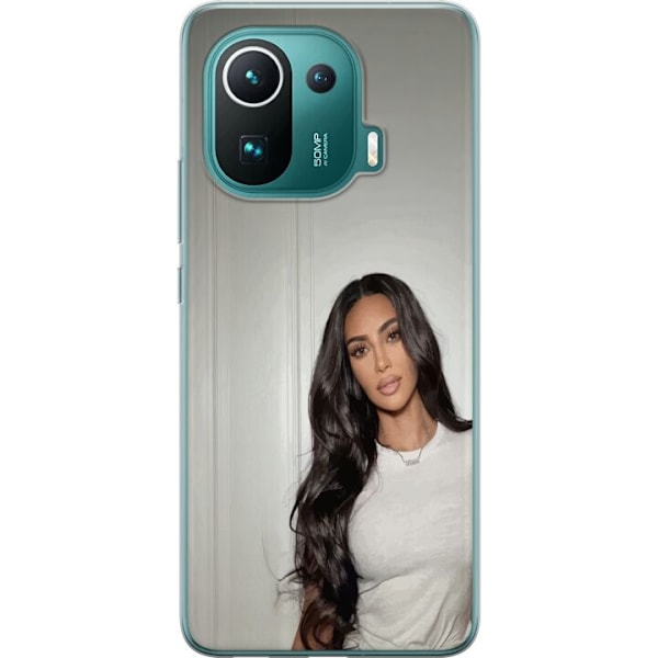 Xiaomi Mi 11 Pro Genomskinligt Skal Kim Kardashian – Iconic Style Collection