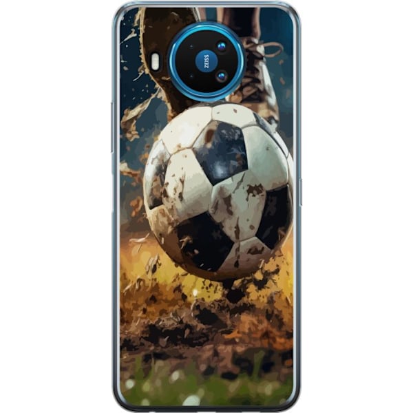 Nokia 8.3 5G Gennemsigtig cover Fodbold