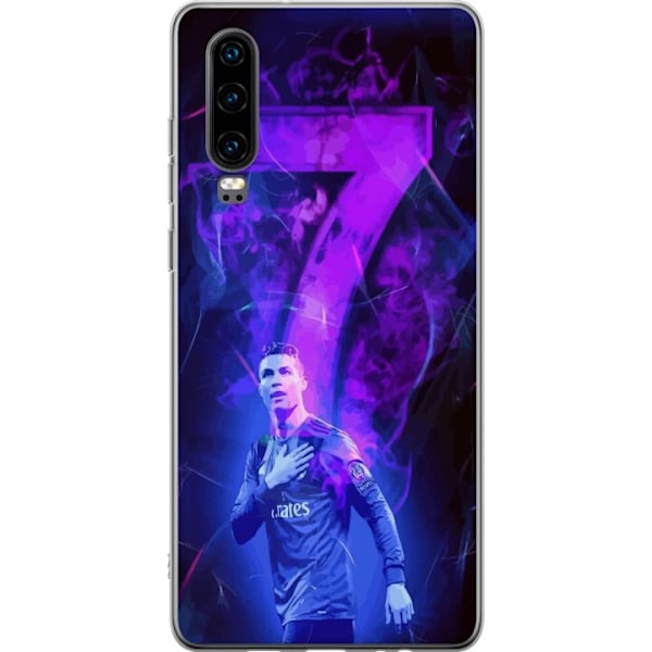 Huawei P30 Gjennomsiktig deksel Ronaldo 7 - Fotballlegenden i