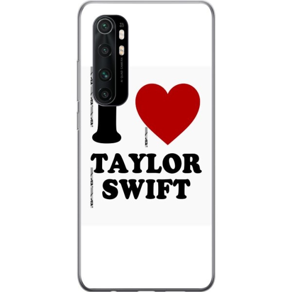 Xiaomi Mi Note 10 Lite Gennemsigtig cover Taylor Swift