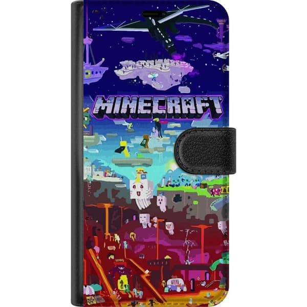 Kompatibelt Plånboksfodral till Apple iPhone 13 Minecraft