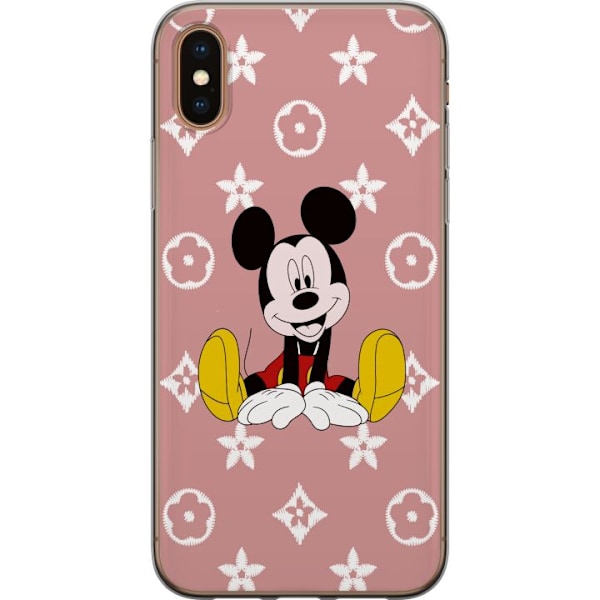 Apple iPhone X Genomskinligt Skal Mickey Mouse