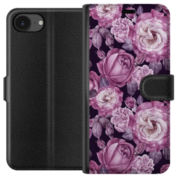 Kompatibelt Lommeboketui til Apple iPhone 16e Blomster