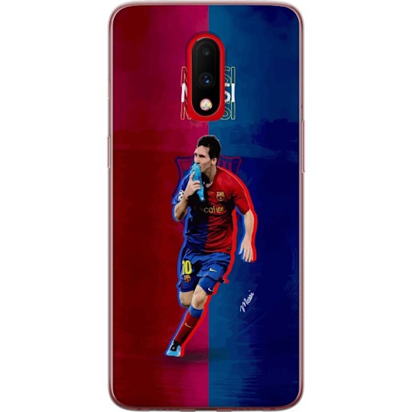OnePlus 7 Läpinäkyvä kuori Messi