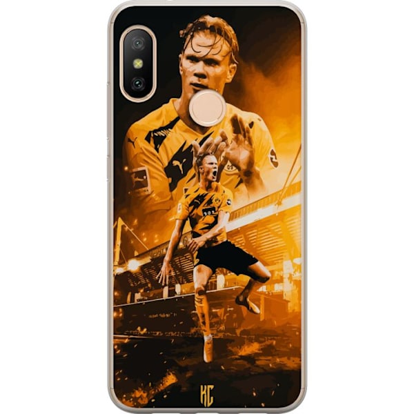 Xiaomi Redmi 6 Pro Gennemsigtig cover Erling Haaland