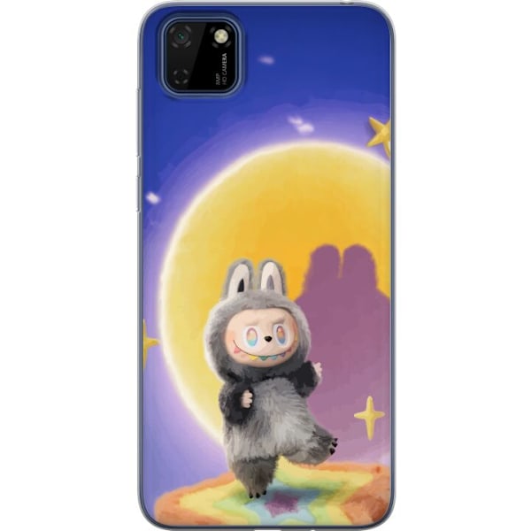 Huawei Y5p Läpinäkyvä kuori Labubu Neon Pop - Neonväri pop